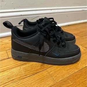 Nike Air Force 1 JSP GS 'Black Iron Grey'
